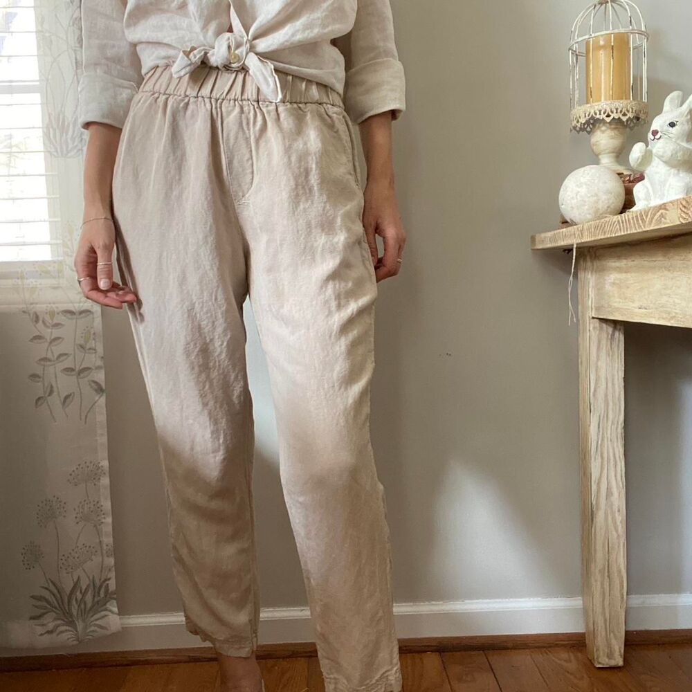 H-m Women's Tan and Khaki Trousers